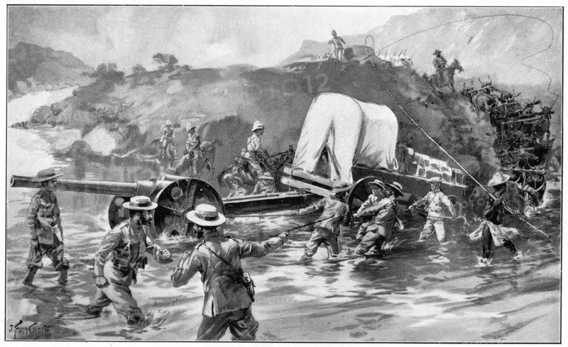 British forces taking the 4