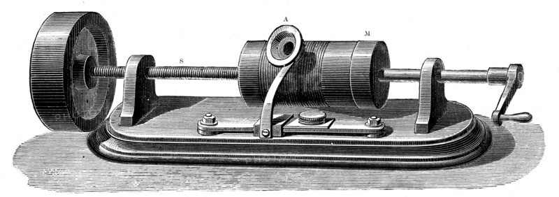 First model of Edison's Phonograph