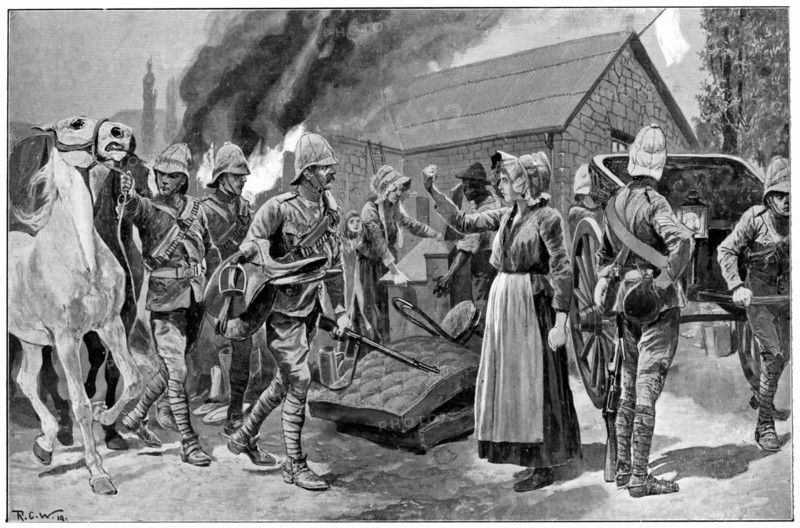 Burning the Farm of a Treacherous Burgher