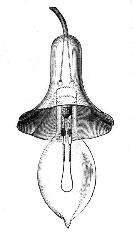 Incandescent filament lamp by St George Lane-Fox