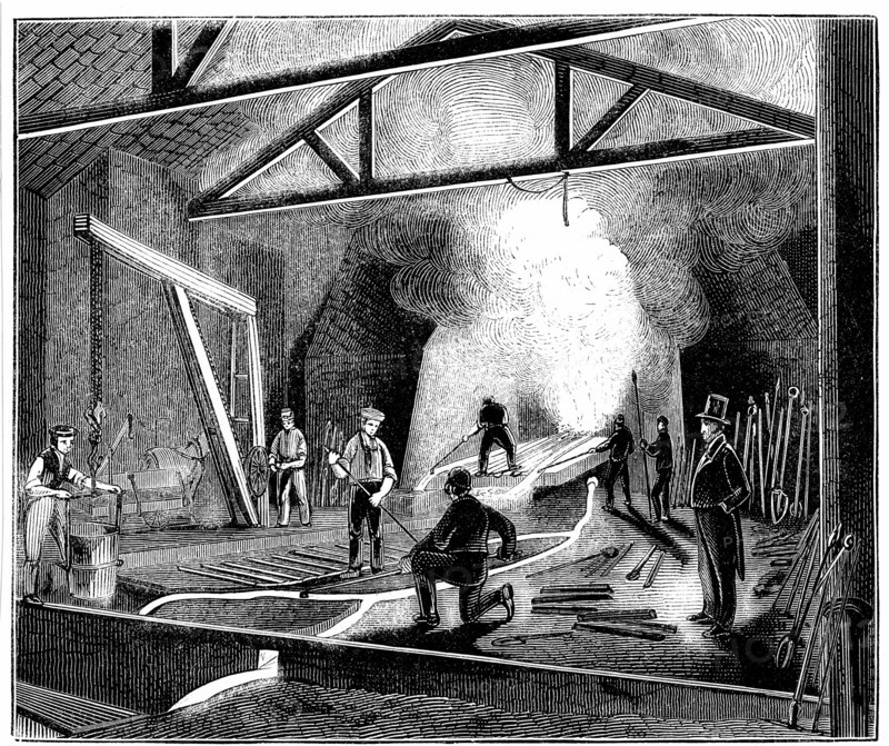The foundry or cast house, Butterley Ironworks, Derbyshire