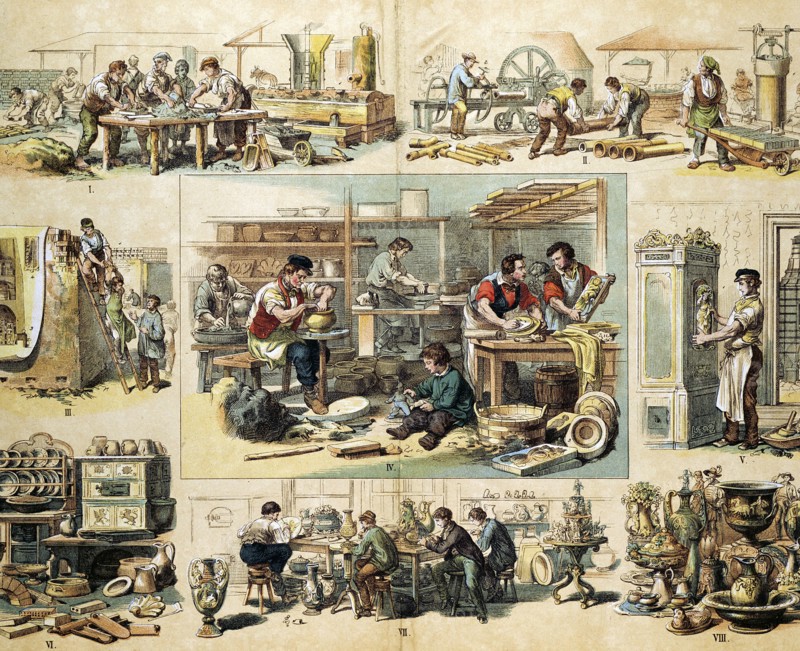 Various aspects of the ceramic industry