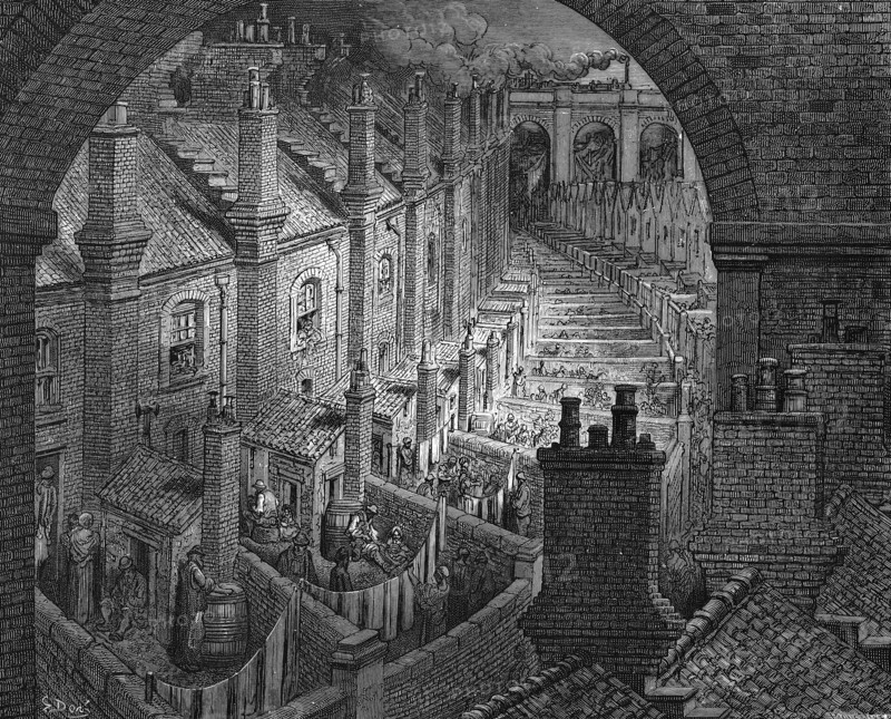 Over London by Rail'  From Gustave Dore and Blanchard Jerrold