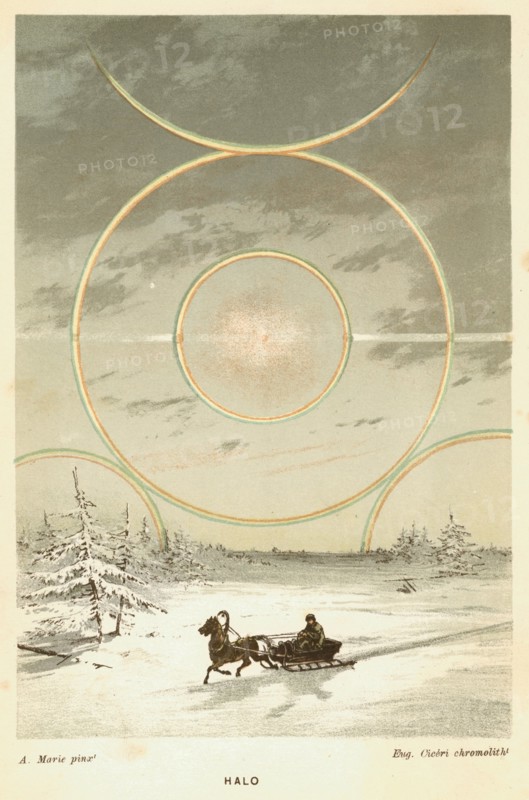Mock Sun with sunbows and halo
