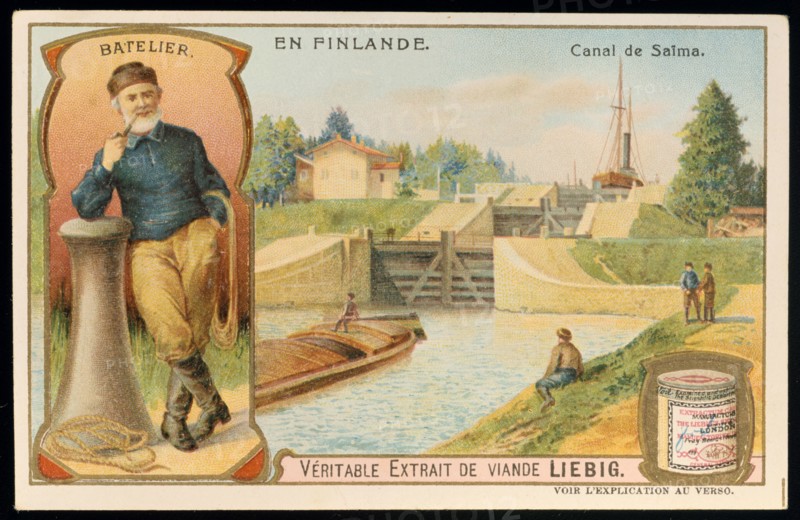 Flight of locks on the Saima Canal