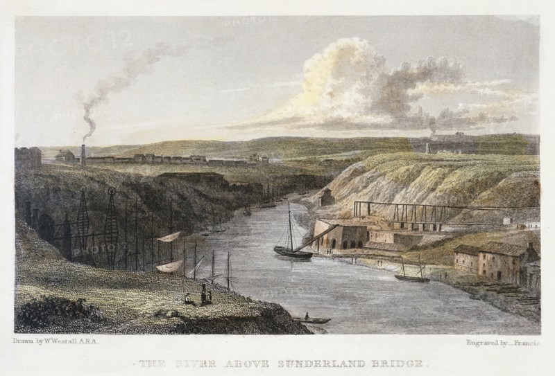 The Wear Above Sunderland Iron Bridge
