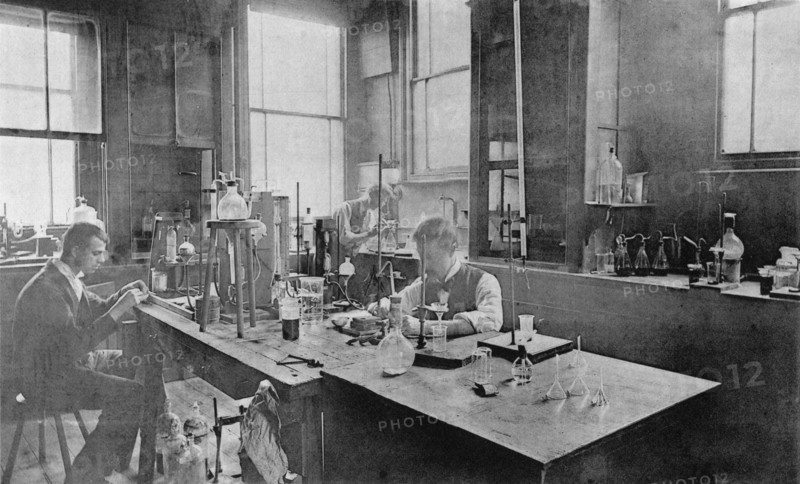 Laboratory at Thomas Firth & Son's Norfolk Works