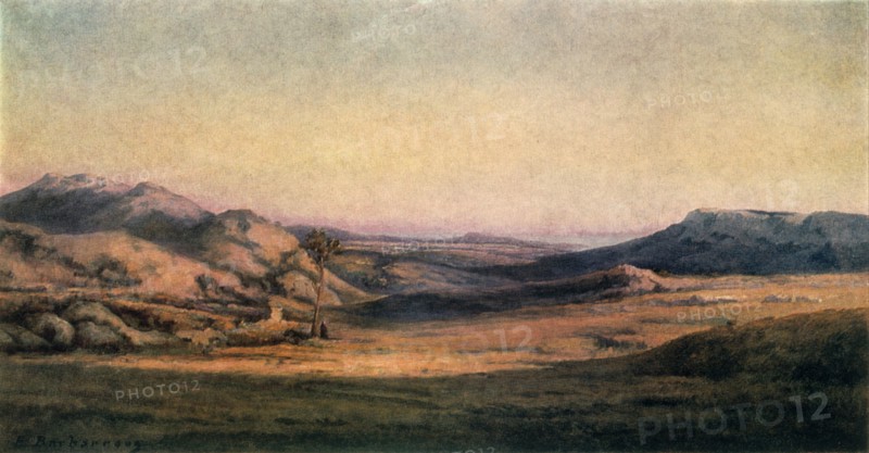 Painting entitled “Mountainous Countryside"