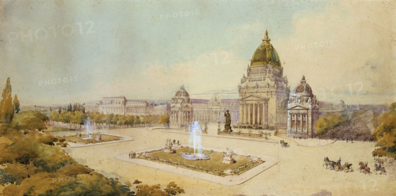 Design for the Grand Palais des Expositions in 1893