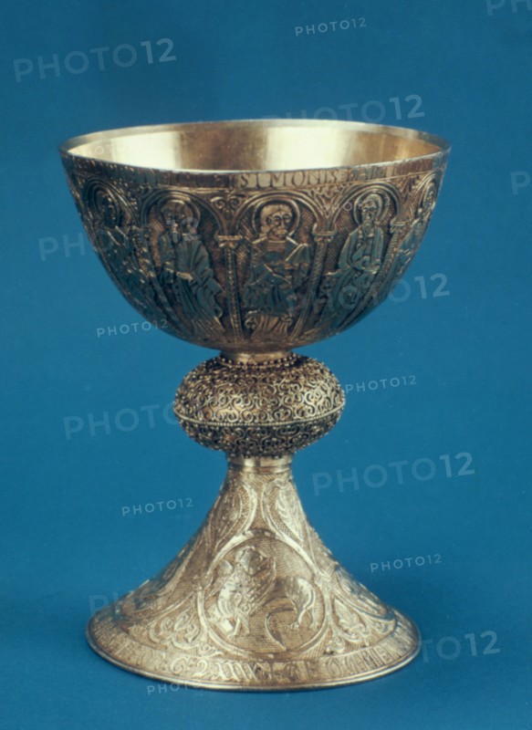 12th century gold chalice
