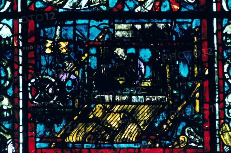 Stain glass window from the cathedral of Chartres