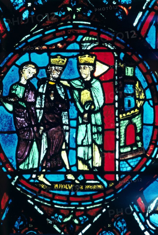 Stain glass window from the cathedral of Chartres, XIII century