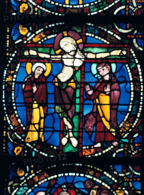 Stain glass window from the cathedral of Chartres