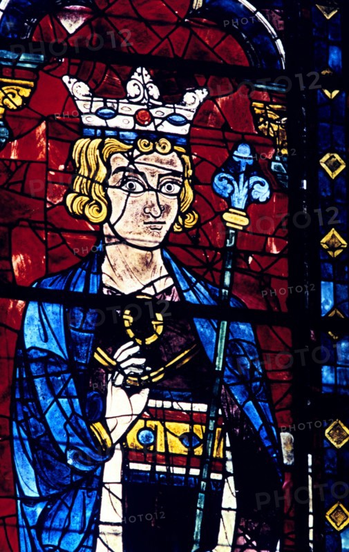 Stain glass window from the cathedral of Chartres