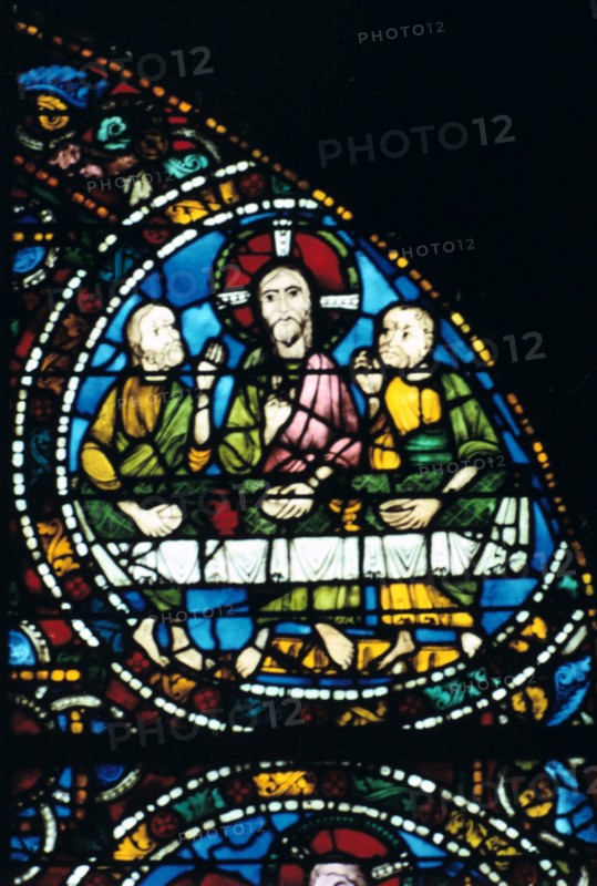 Stain glass window from the cathedral of Chartres