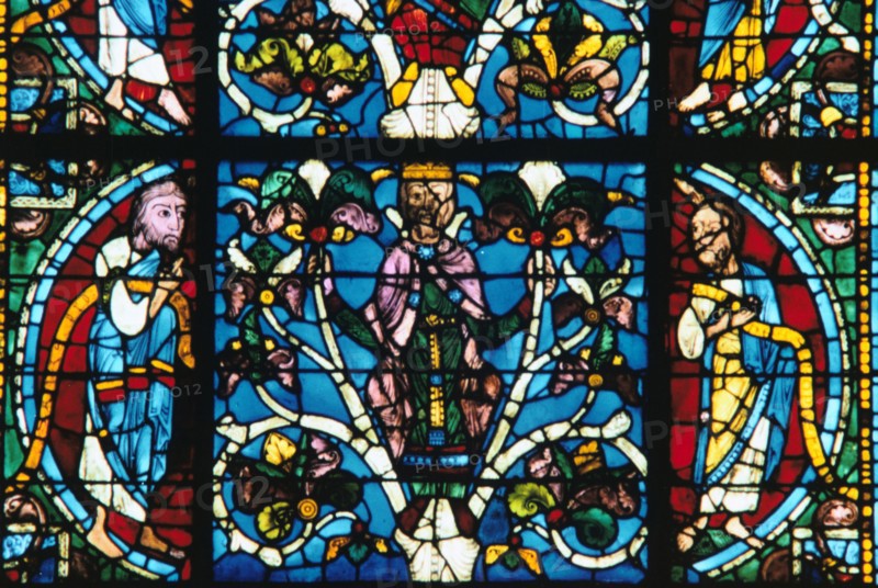 Stain glass window from the cathedral of Chartres