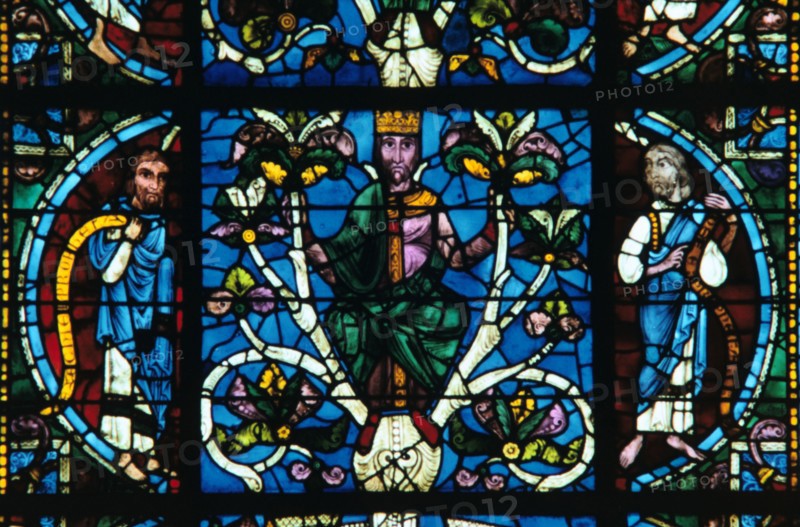 Stain glass window from the cathedral of Chartres