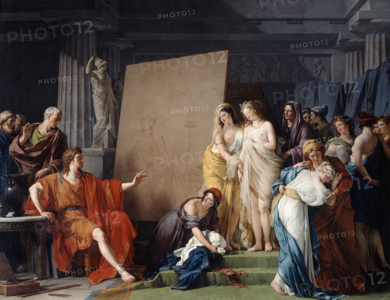 Vincent, Zeuxis Choosing his Models for the Image of Helen from among the Girls of Croton