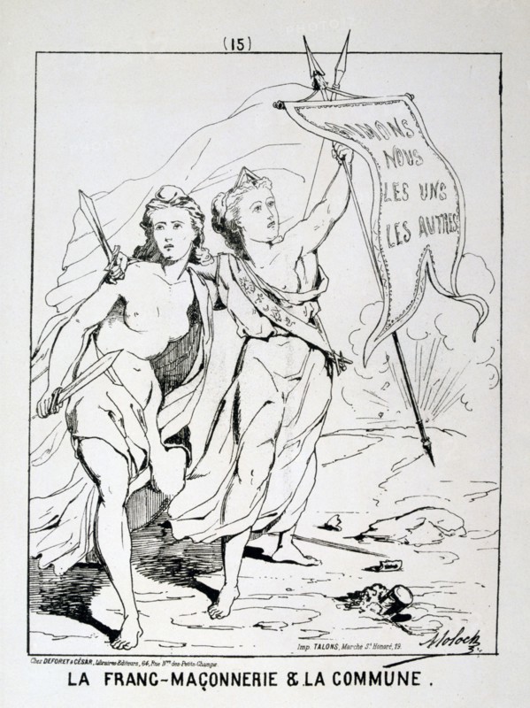 Paris Commune Illustration 1871