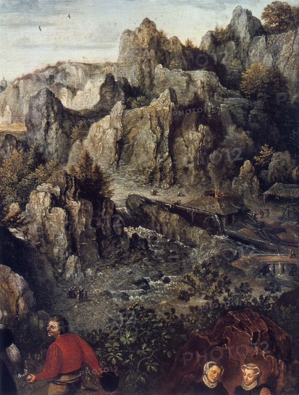Van Valckenborch, Landscape with a Rural Festival (detail)