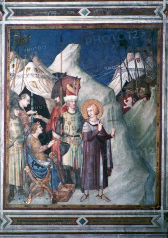 Simone Martini 'St Martin Renounces his Weapons'