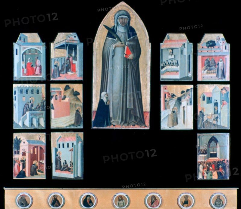 Pietro Lorenzetti 'The Blessed Humility and Eleven Stories from Her Life'