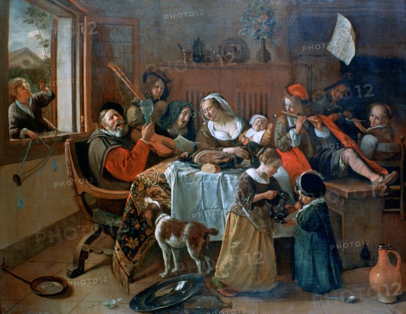 Jan Steen 'The Merry Family'