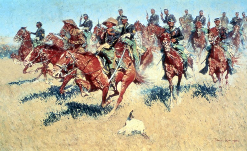 Frederic Remington 'On the Southern Plains'