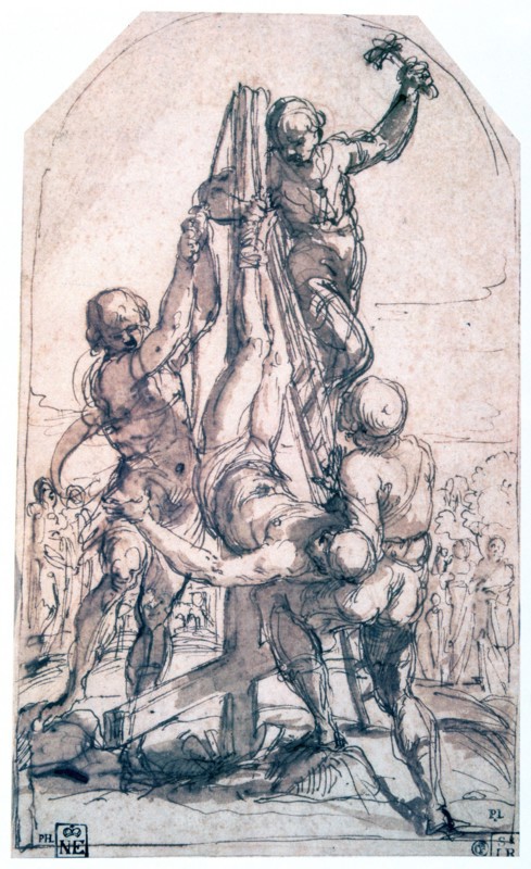 Guido Reni 1575-1642 'Crucifixion of St Peter'
