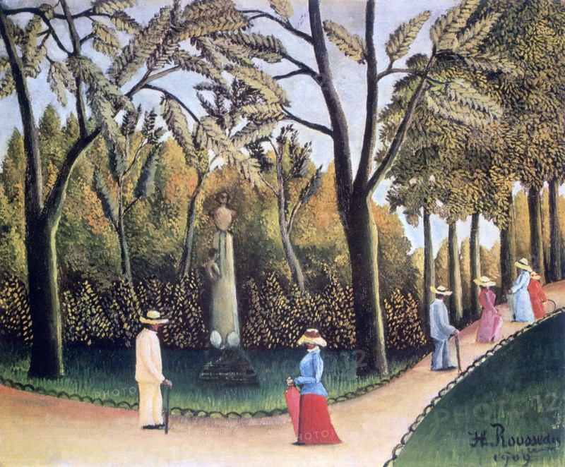 Henri Rousseau'The Luxembourg Gardens