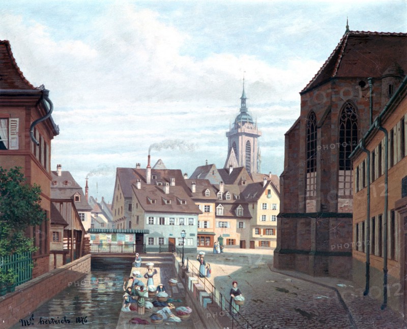 Place Des Dominicains, Colmar', 1876