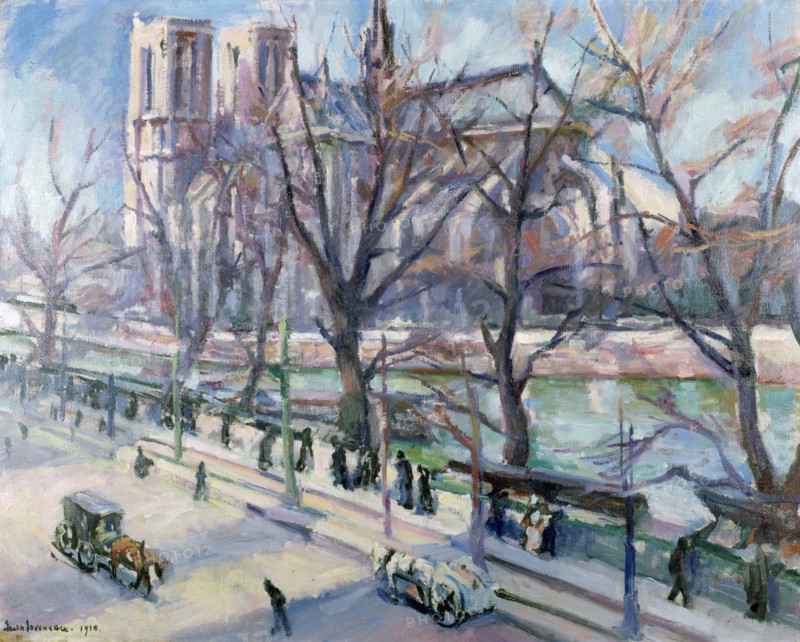 The Seine and Notre-Dame in Paris', 1910