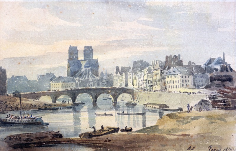 Notre-Dame de Paris from the Île Saint-Louis'