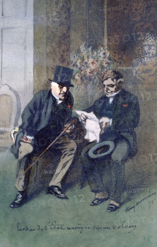 Le Char de l'Etat Navigue sur un Volcan', 1871