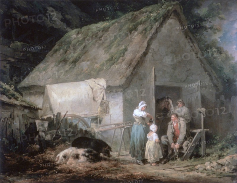 Morning: Higglers Preparing for Market', 1791