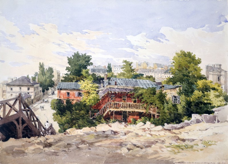 Marboeuf Road below the Avenue de L'Alma
