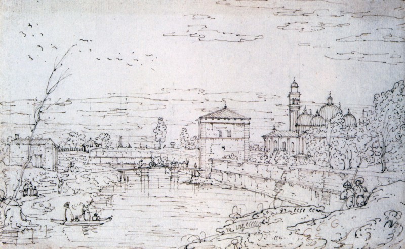 Bridge over the River and Santa Giustina'