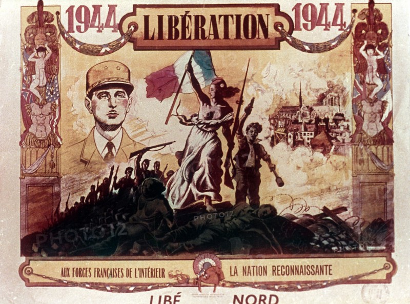 Affiche du Gouvernement provisoire de la Répuplique Française (1944)
