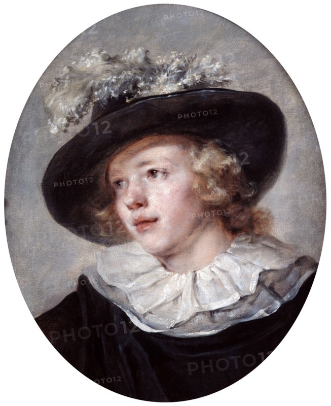 Fragonard, 'Portrait of a young man with a hat'