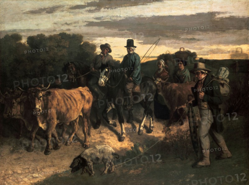Courbet, The Peasants of Flagey returning from the Fair