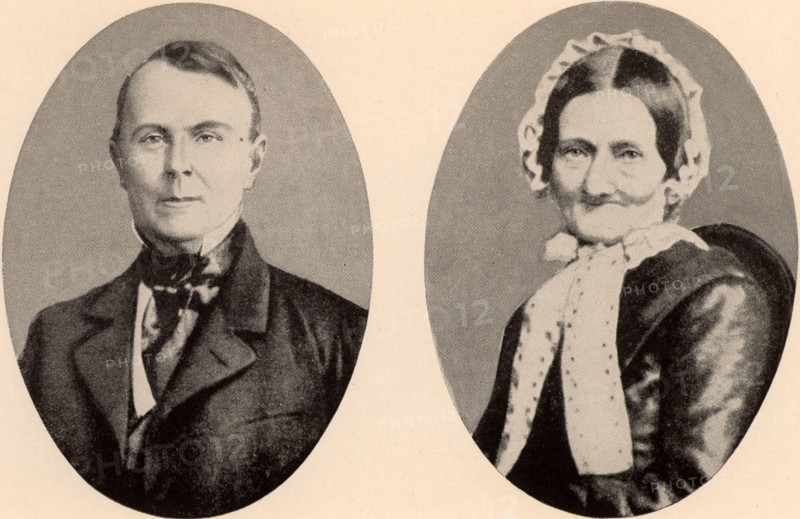 Johann Jakob Brahms and his Wife