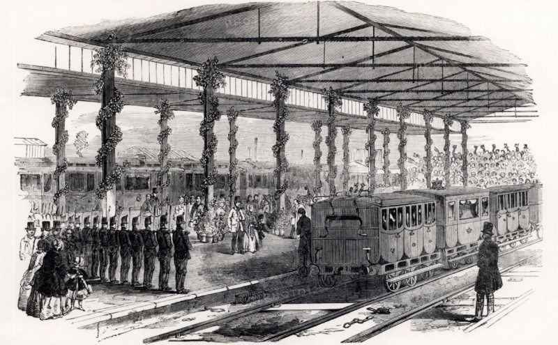 Queen Victoria Changing Trains at Gloucester