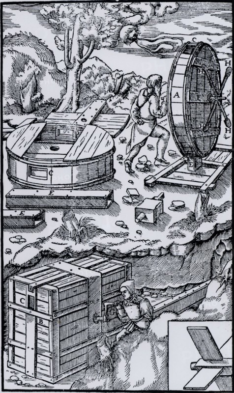 Ventilating a mine