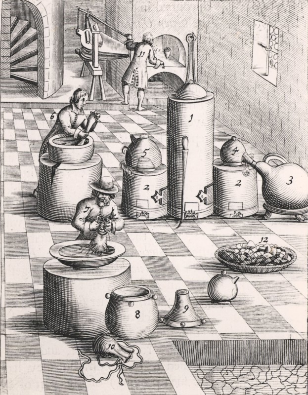 Recovery of gold from amalgum
