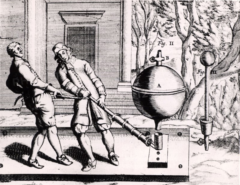 Pompe à vide d'Otto von Guericke