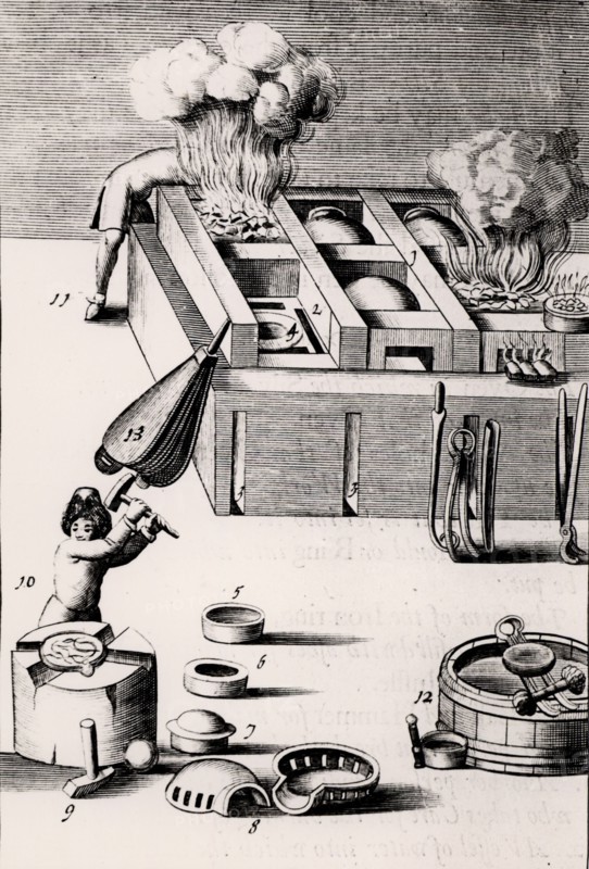 Purification of silver in a muffle furnace