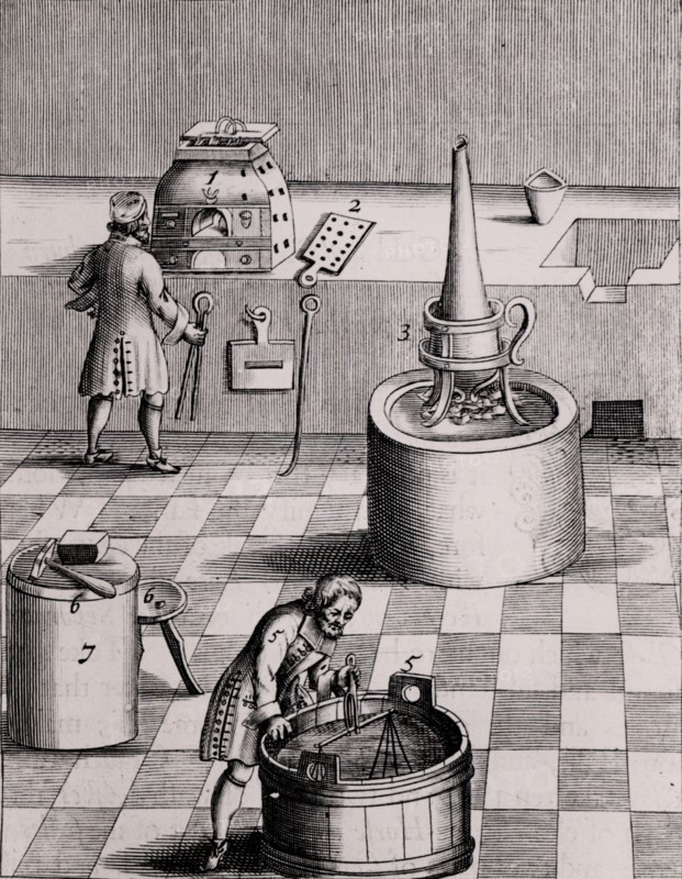 Assay laboratory for gold and silver
