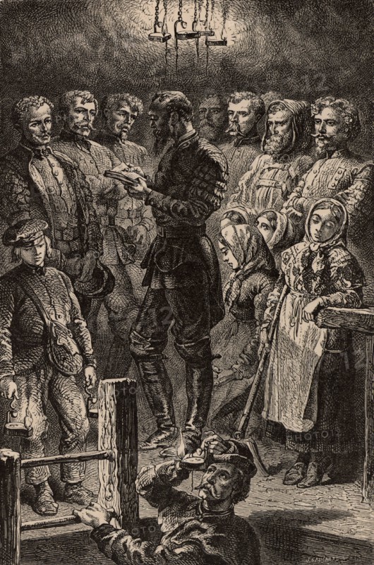Scene in a German metalliferous mine