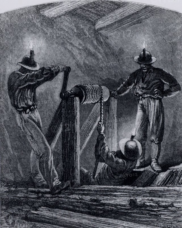 A Cornish winze shaft, used for exploration