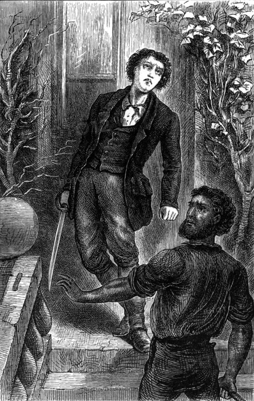 Felix is shot through the arm by the Militia